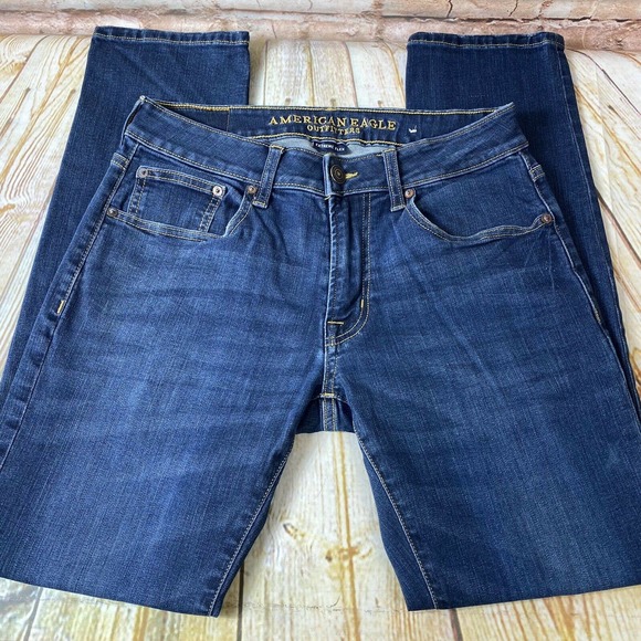American Eagle Outfitters Other - American Eagle Mens 29x29.5 Extreme Flex Slim Straight Leg Jeans Denim Pants